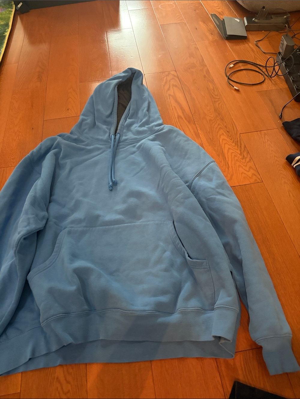 Polo by Ralph Lauren Sky Blue Pullover Hooded Sweatshirt
